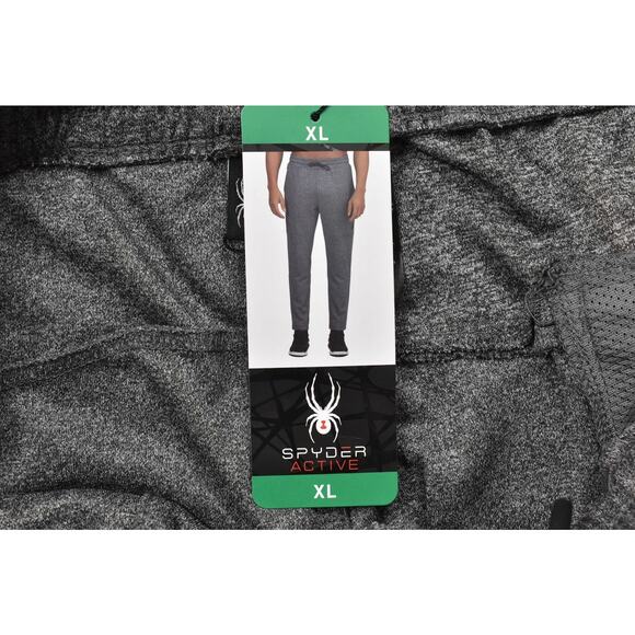 NEW Spyder Men's Pants Size XL Jogger Sweatpants Drawstring Stretch Gym Run - Picture 7 of 8